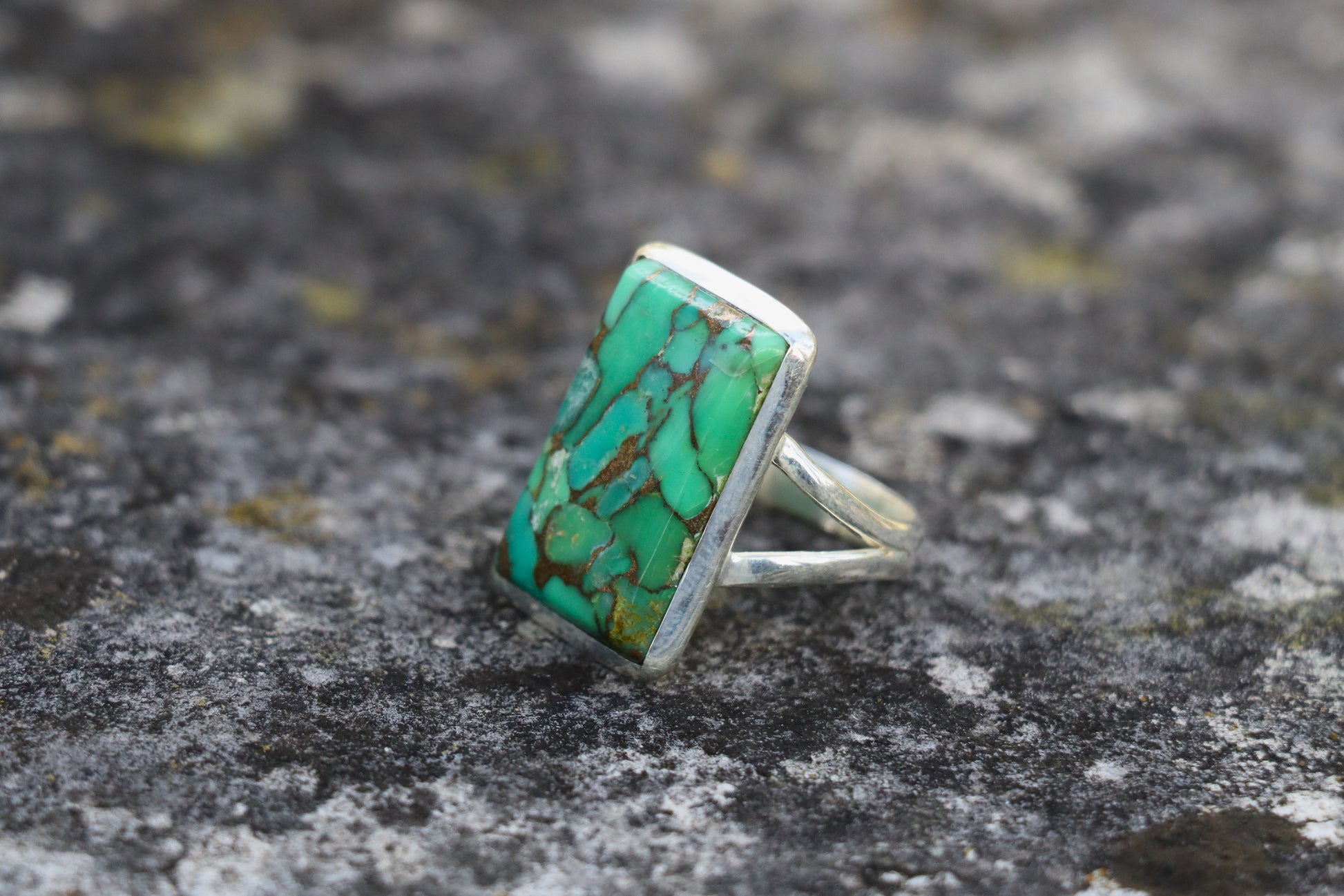 Right side of Venus Earth Energy Green Copper Turquoise for Emotional Balance and Wholeness.