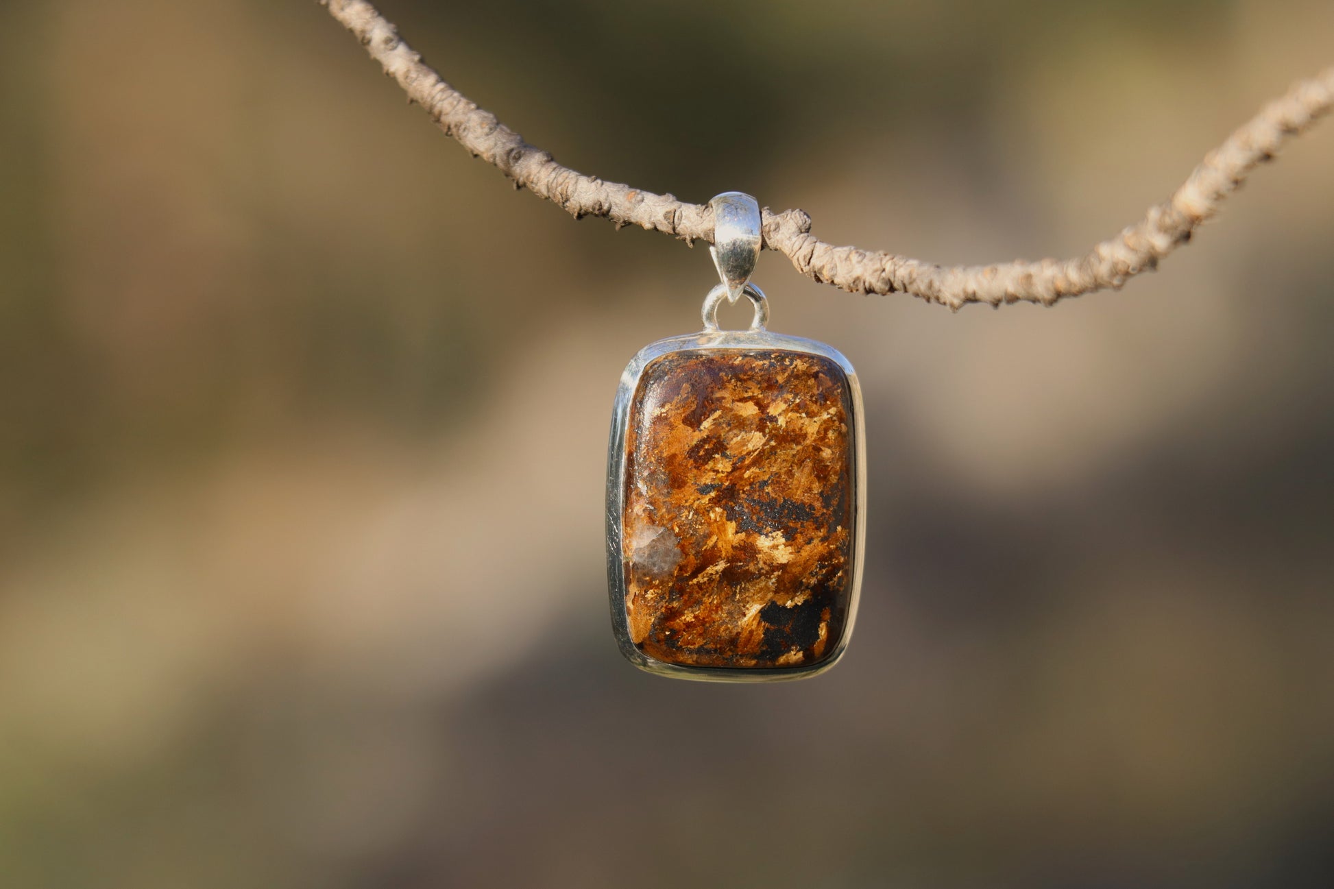 Brown Bronzite Crystal jewelry. Grounding Stone for Decisive Action and inner steadiness.