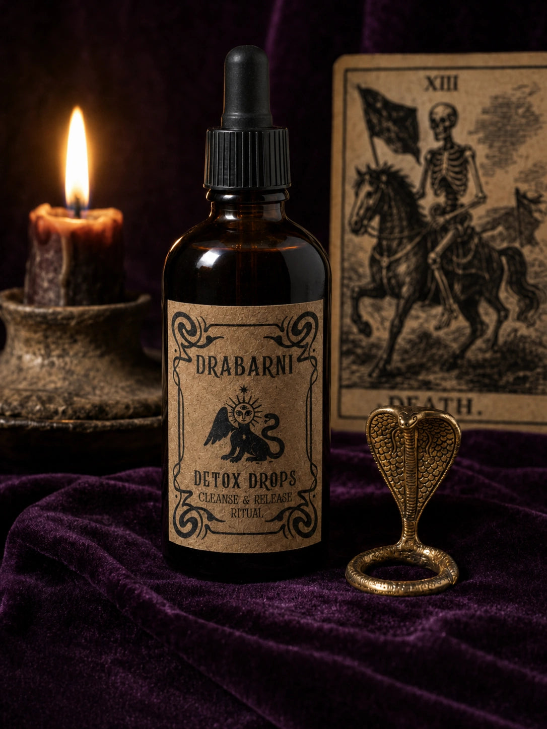 Small-batch herbal detox drops with burdock root, dandelion, cleavers, nettle and artichoke leaf for liver support, lymphatic drainage and kidney cleansing — Drabarni Medicine