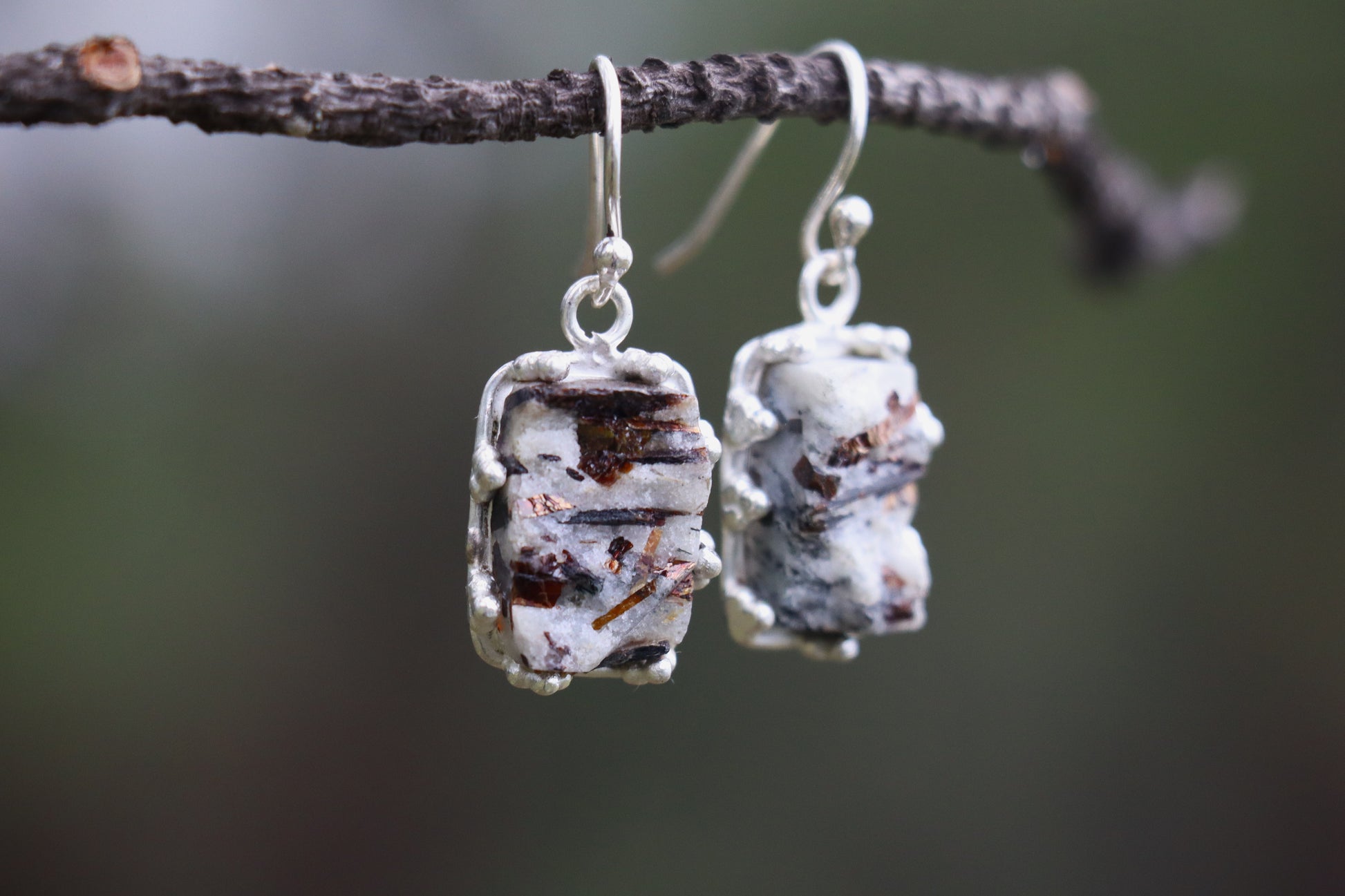 Astrophyllite Crystal gypsy earrings